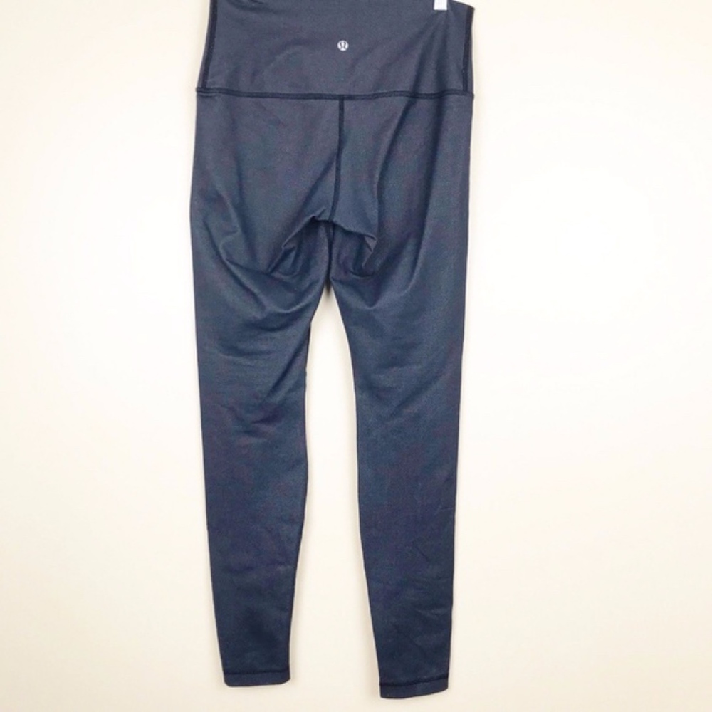 LULULEMON Wunder Under Leggings denim blue MEDIUM
